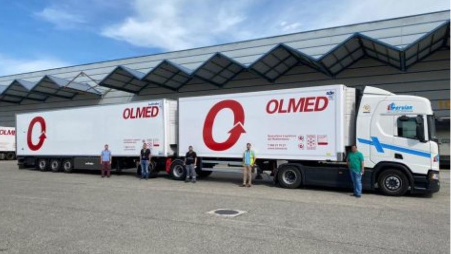 Imagen del megatriler de Hefame