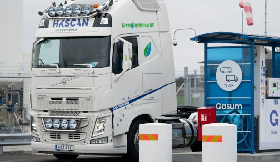 HKScan de Suecia usa un camión Volvo de biogás para alcanzar un transporte 100% verde