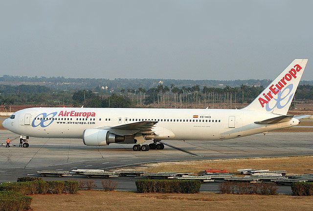 Imagen de un avión de Air Europa