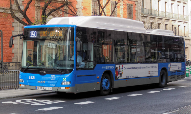 Un autobús de la EMT de Madrid