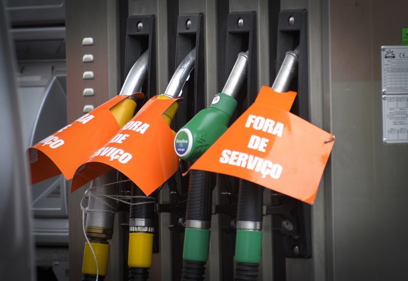 Imagen de una gasolinera en Portugal