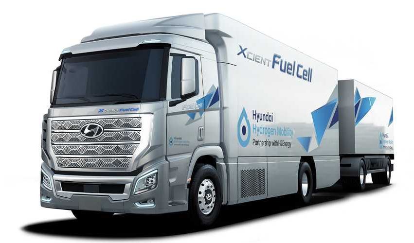 Imagen del camión Hyundai H2 XCIENT Fuel Cell