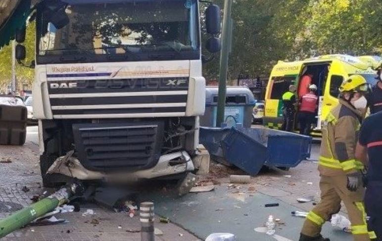 Imagen del accidente