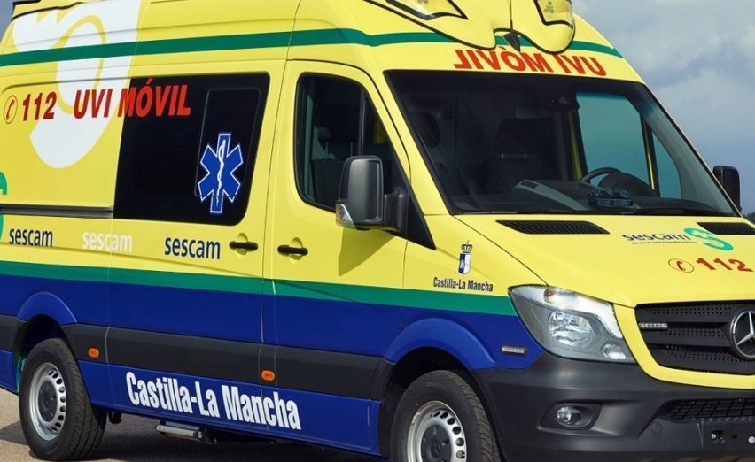 Herido uno de los camioneros del accidente en la CM-43