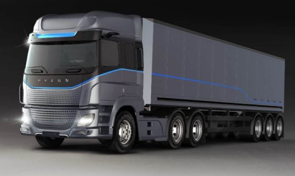 El camión de hidrógeno Hyzon Motors