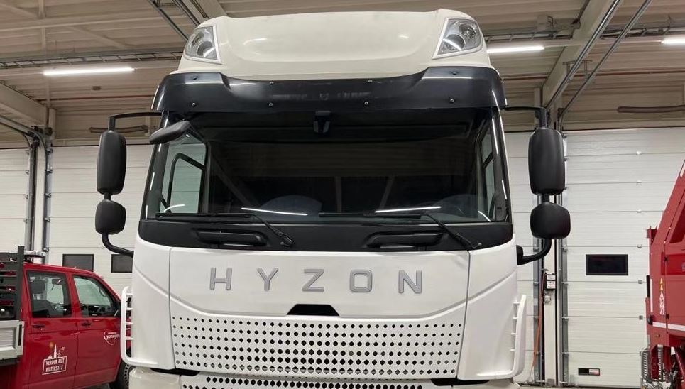 Imagen del camión de hidrógeno de Hyzon Motors