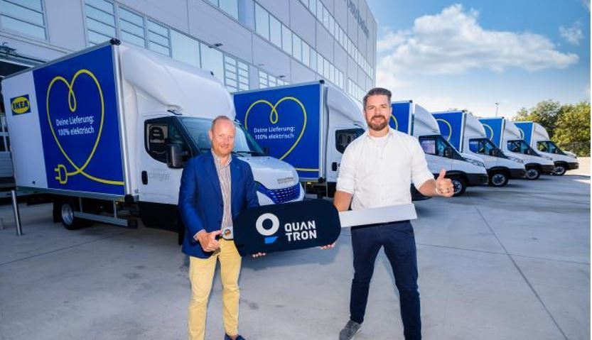 IKEA recibe 30 furgonetas eléctricas de QUANTRON