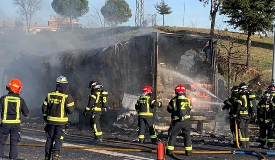 Imagen del incendio