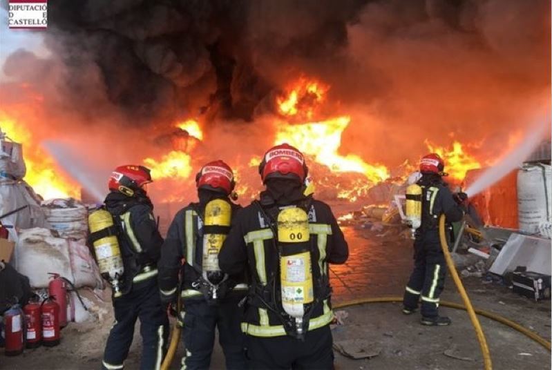 Imagen del incendio