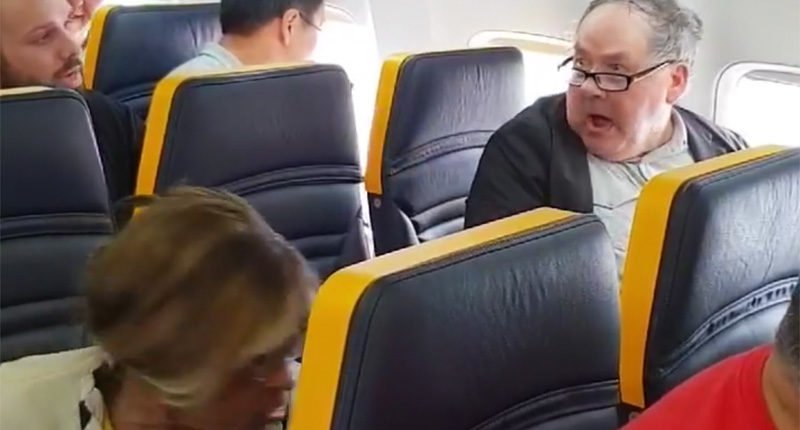 Incidente racista de un pasajero en un vuelo de Ryanair