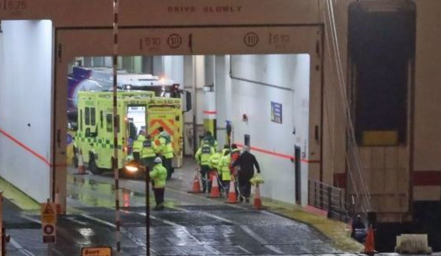 Imagen de los servicios sanitarios en el ferry