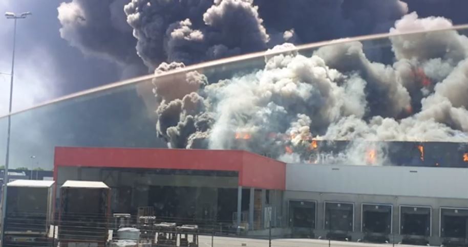 Imagen del incendio