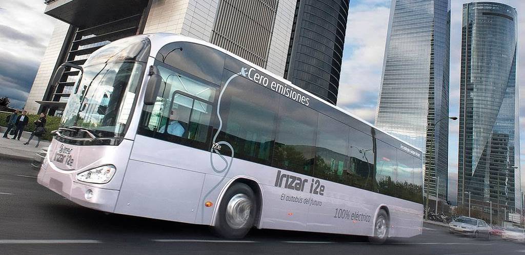 Imagen del autobús eléctrico ie bus de Irizar