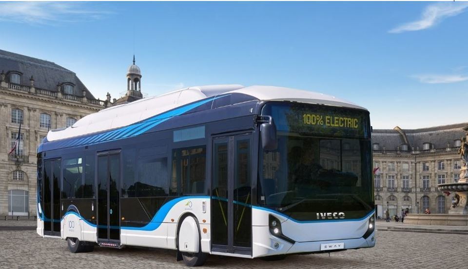 Imagen de uno de los autobuses eléctricos E-WAY de IVECO BUS