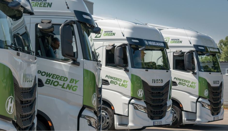 Imagen de los Iveco S-way para el Grupo Hegelmann