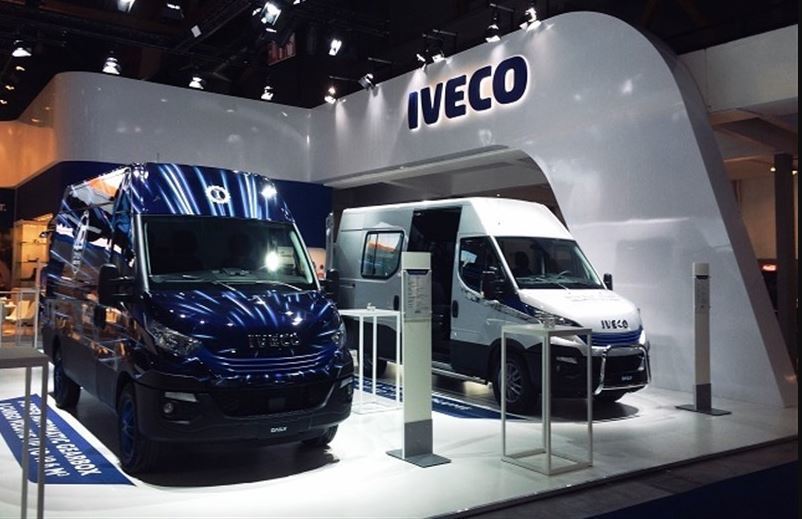 Imagen de la furgoneta Daily 4x4 presentada en el Salón de Bruselas