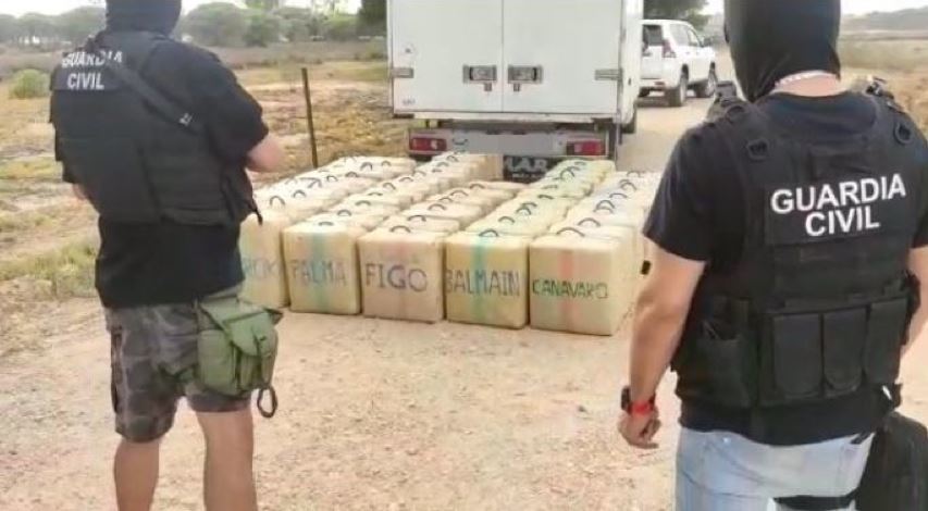 Intervienen más de tres toneladas de hachís en dos operativos en Huelva