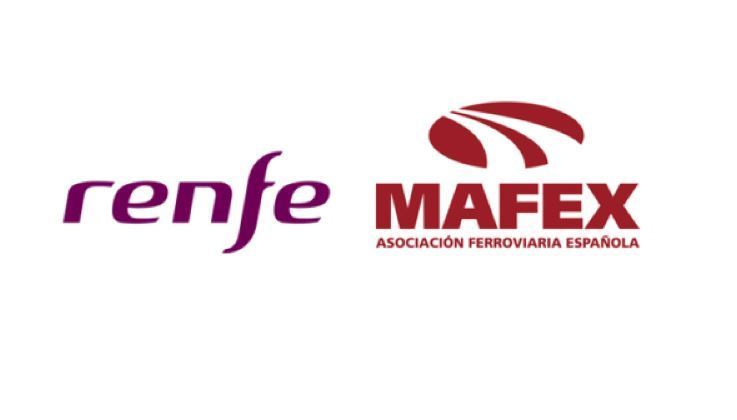 Logotipos de Renfe y Mafex