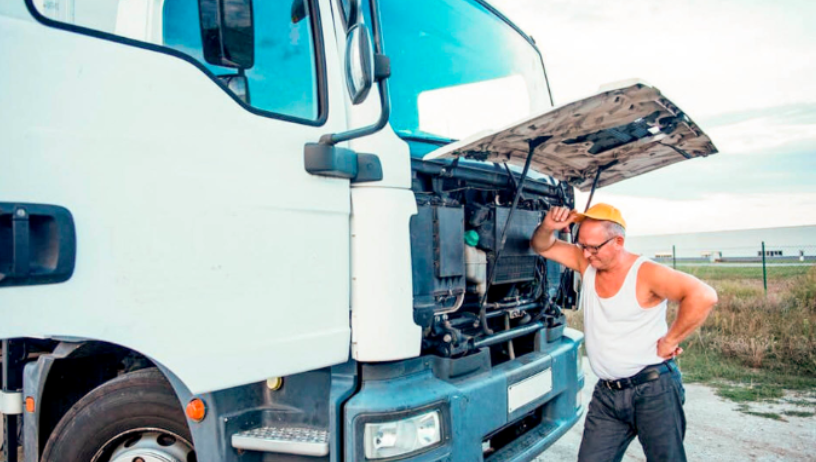 Un camionero brasileño