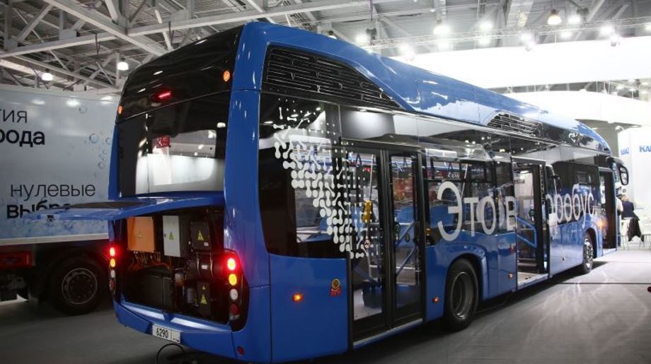 Imagen del autobús de hidrógeno de KAMAZ