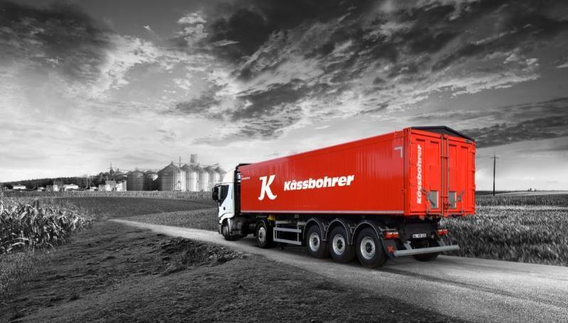 Kässbohrer presentó el volquete de aluminio para el transporte agrícola