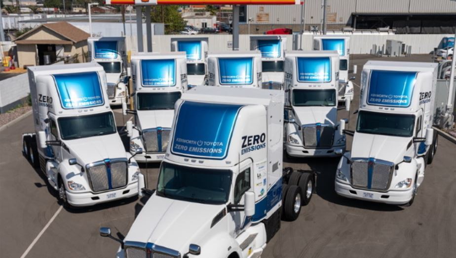 Imagen de Kenworth y Toyota probaron el rendimiento de los camiones de hidrógeno.