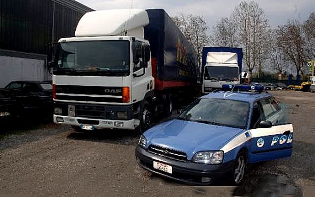 Imagen de camiones robados