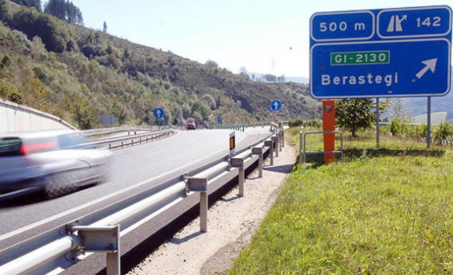 Imagen de la A-15 en Berastegi