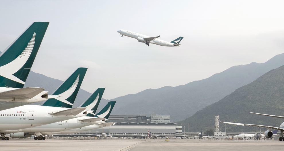 Imagen de aviones de Cathay Pacific