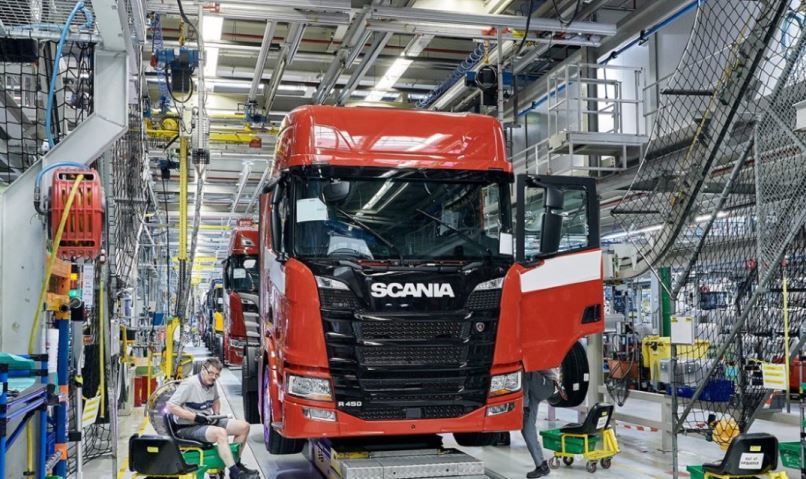Imagen de una de las fábricas de Scania