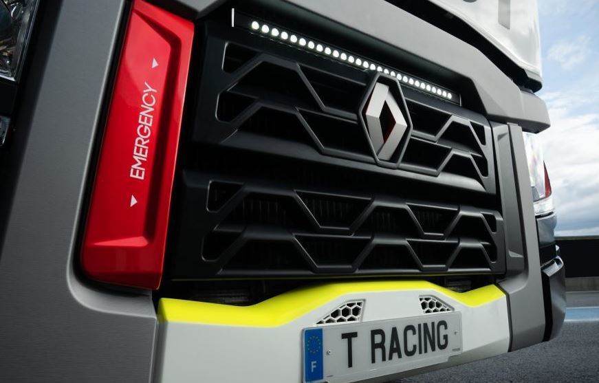 Frontal de un camión Renault