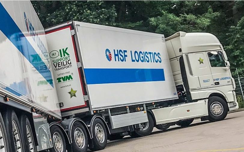 Camion de la empresa HSF Logistics