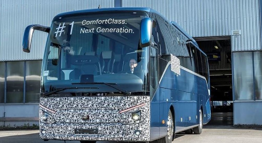 Imagen de la planta de Daimler Buses Neu Ulma y la próxima generación de autocares Setra