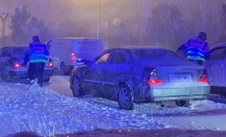 Durante la borrasca Filomena muchas personas faltaron al trabajo por causas meteorológicas graves