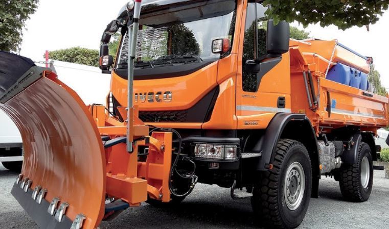 La máquina quitanieves de Iveco, clave durante la gran nevada