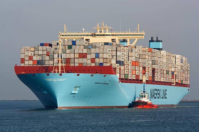 Imagen de un barco del grupo Maersk Line