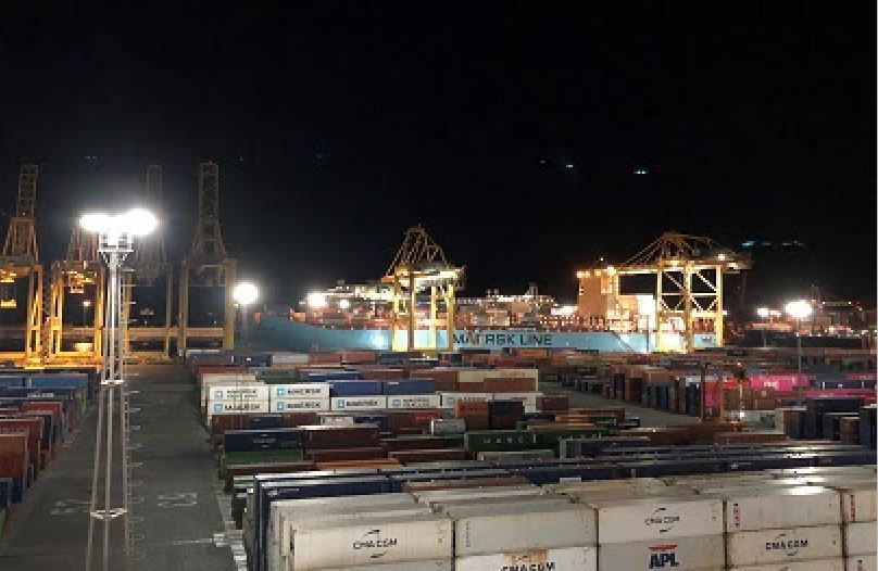 Imagen del barco atracado en el Puerto de Barcelona