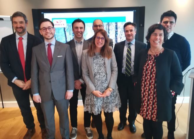 Miembros de Mafex que asistieron a las reuniones