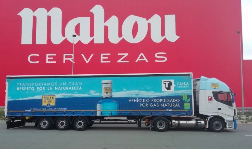 Camión de Mahou San Miguel