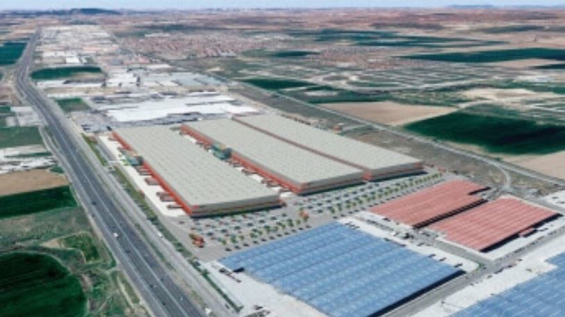 Imagen de la plataforma logística de Mahou San Miguel