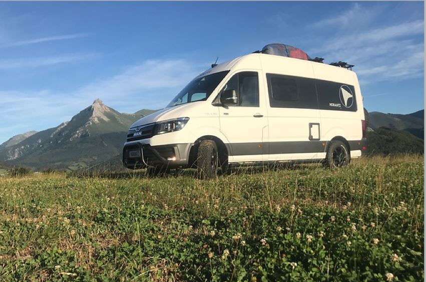 Imagen de la nueva camper de MAN