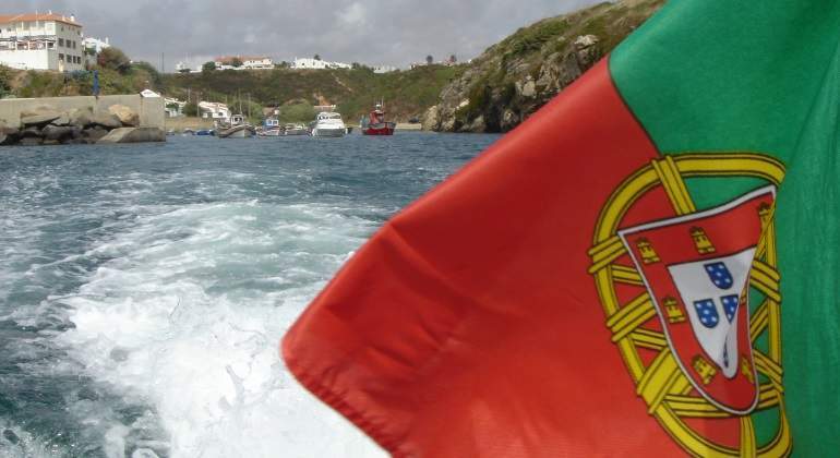 Bandera de Portugal.