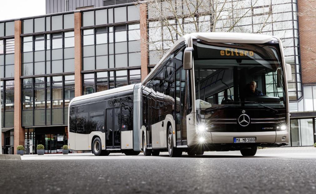 Imagen del autobús eléctrico de Mercedes