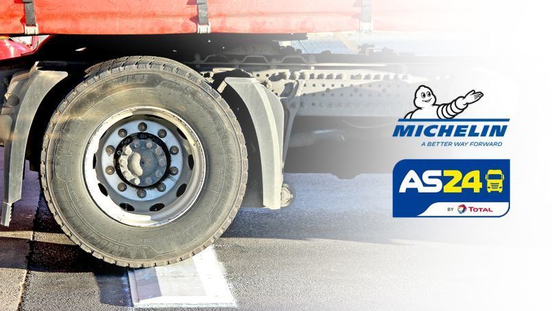 Imagen de la campaña de Michelin y AS 24