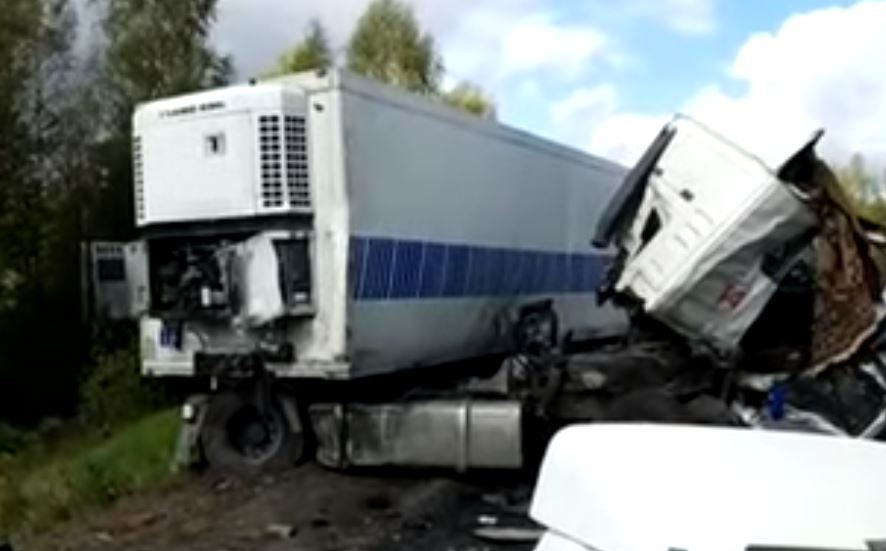 Imagen de los vehículos accidentados