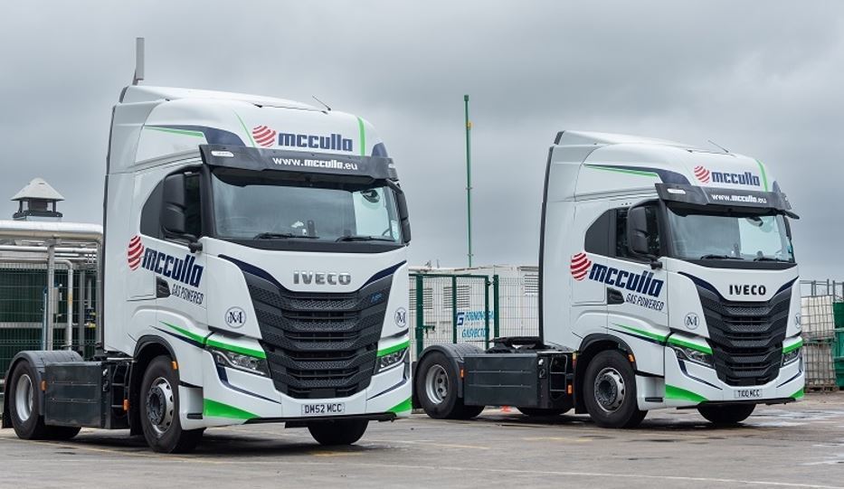 McCulla Ireland presenta una flota de transporte sostenible