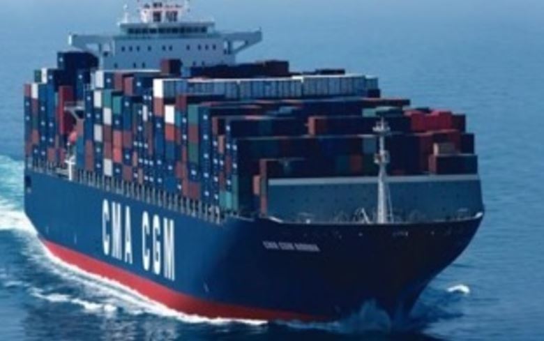 Imagen de un buque de la naviera CMA-CGM