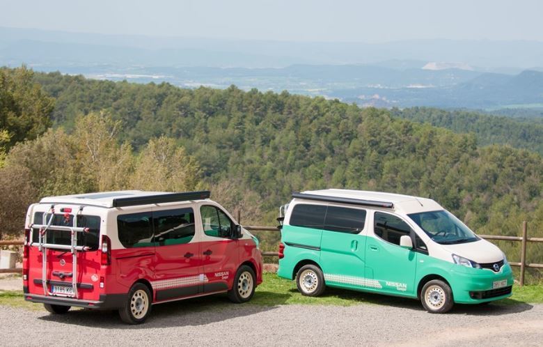 Imagen de las nuevas autocaravanas Nissan