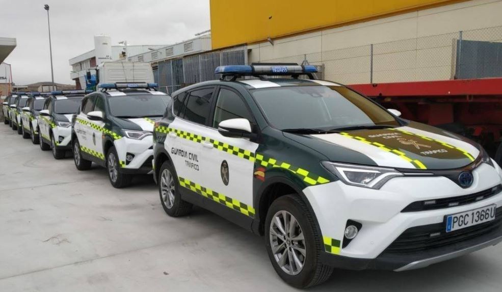 Imagen de los nuevos vehículos de la Guardia Civil