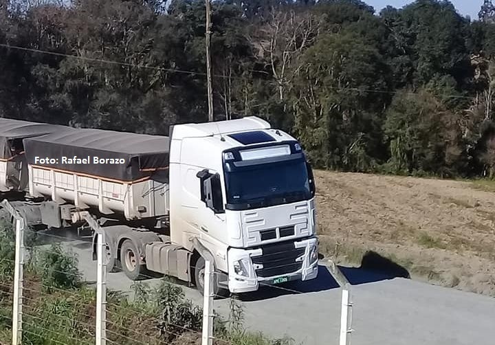 Imagen del Volvo en pruebas en Brasil